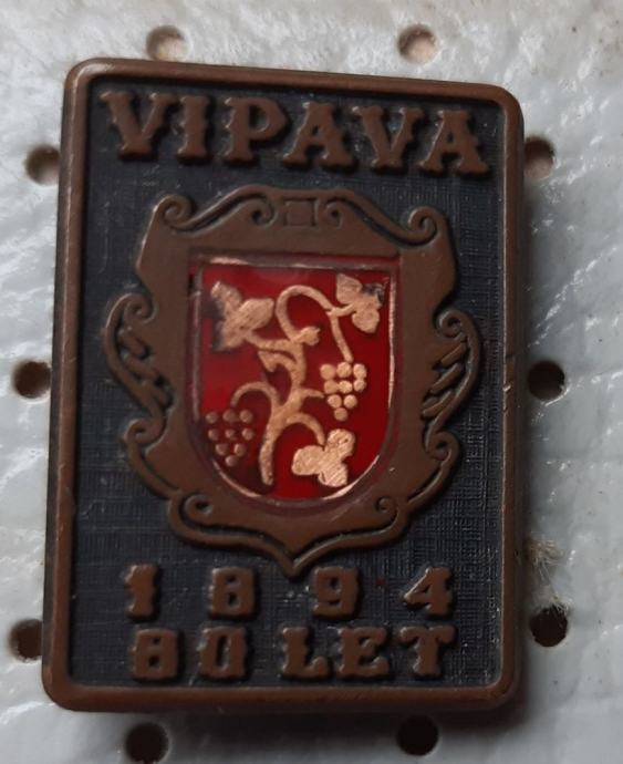 Značka Vinska klet Vipava 80 let bronasta