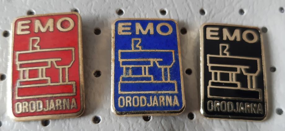 Značke EMO Celje Orodjarna emajlirane