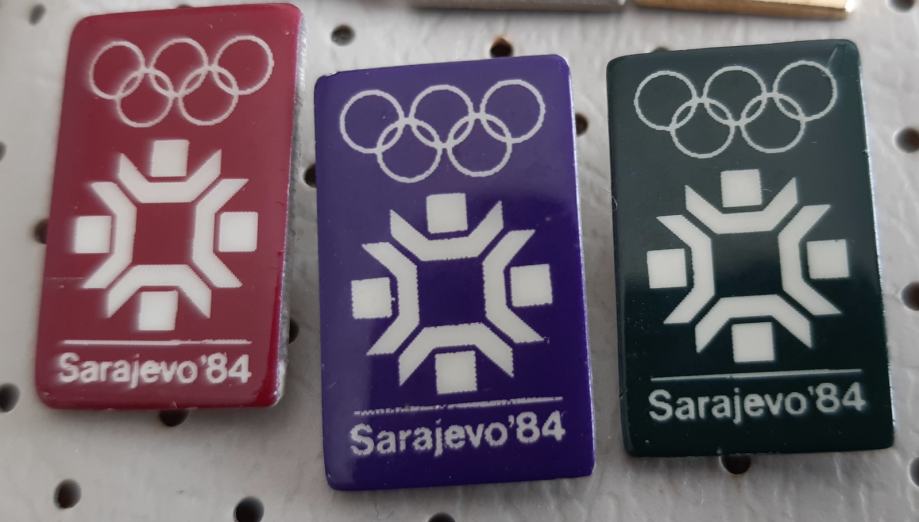 Značke Olimpijske igre Sarajevo 1984 logo III.