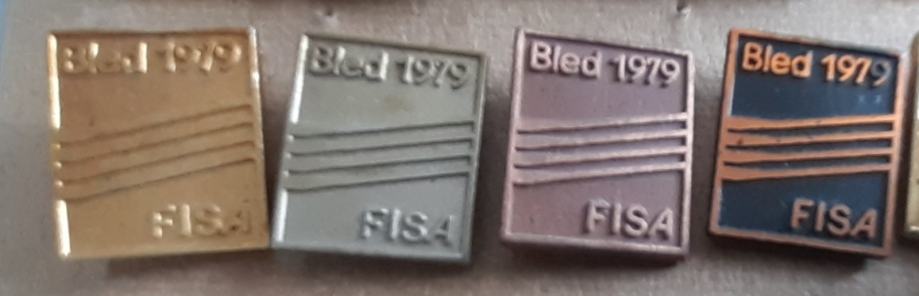 Značke SP v veslanju Bled 1979 FISA  V.