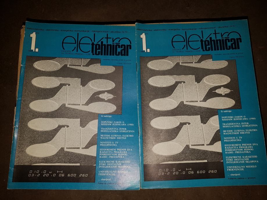 Revije Elektro Tehničar  1981