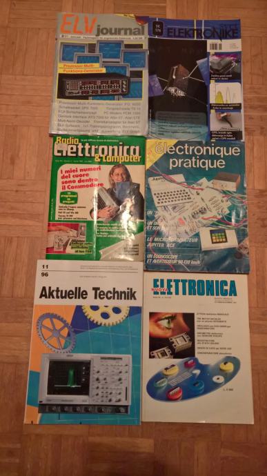 Revije elektronika, v več jezikih