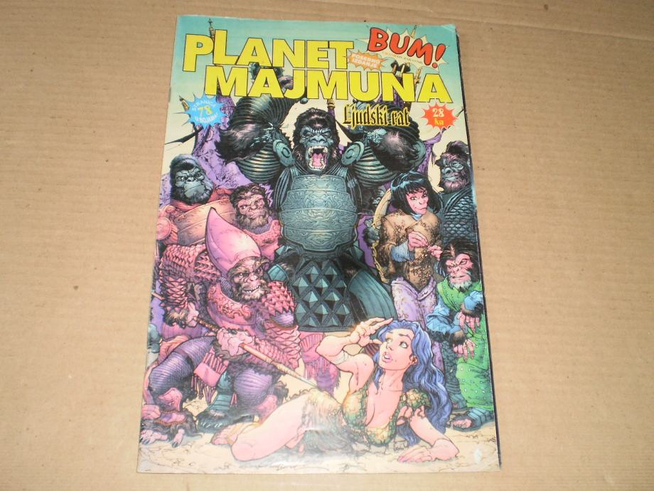 Planet majmuna,Bum vjesnikov zabavnik,iz leta 2001,celi barvni