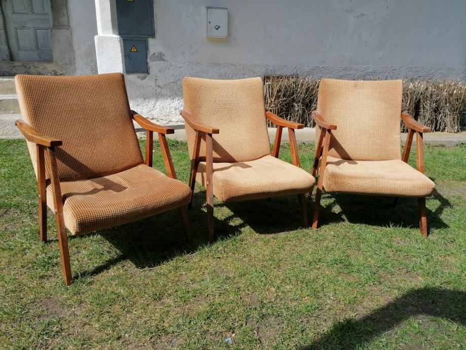 Retro vintage fotelj fotelji