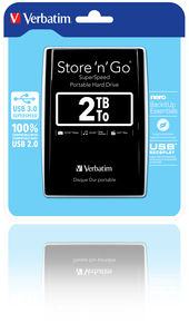 Verbatim Store'n'Go 2,5" 2TB USB 3.0 Black
