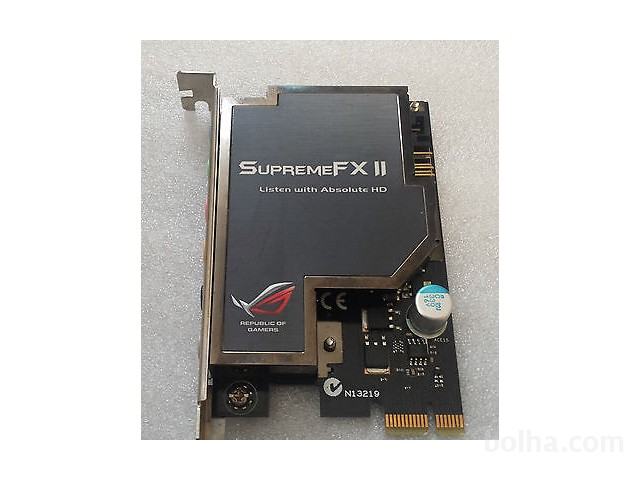 ASUS SUPREME FX II HD PCI-E SOUND CARD N13219 Striker 2