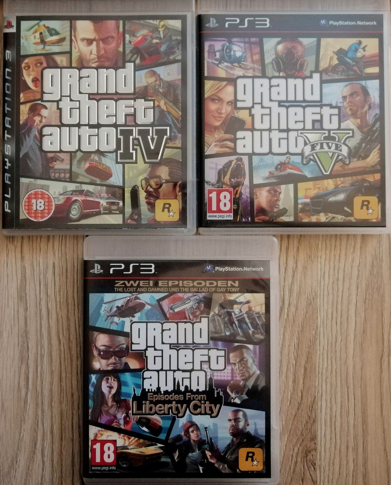 3x PS3 GTA 4 In 5 Grand Theft Auto Episodes From Liberty City 3x Ps3 Gta 4 In 5 Grand Theft Auto Episodes From Liberty City Slika 57378929 