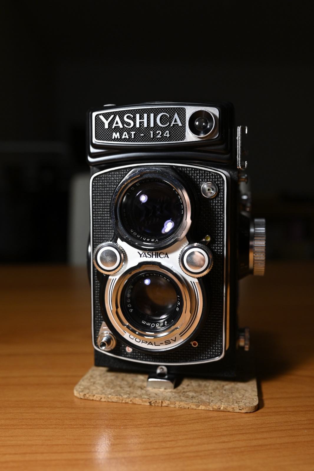 Appareil Photo Yashica Mat 124G TLR 6x6 Argentique - Noir, Très Bon état Visuel