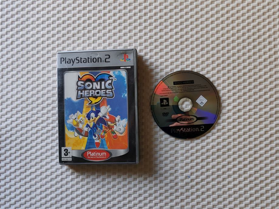 Sonic Heroes PS2 Platinum - Jeu PlayStation 2 - Très Bon état - Version PAL