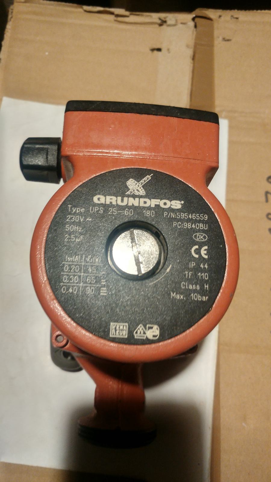 Grundfos Ups 25 40 N 180 Datenblatt GRUNDFOS UPS 25-40-180