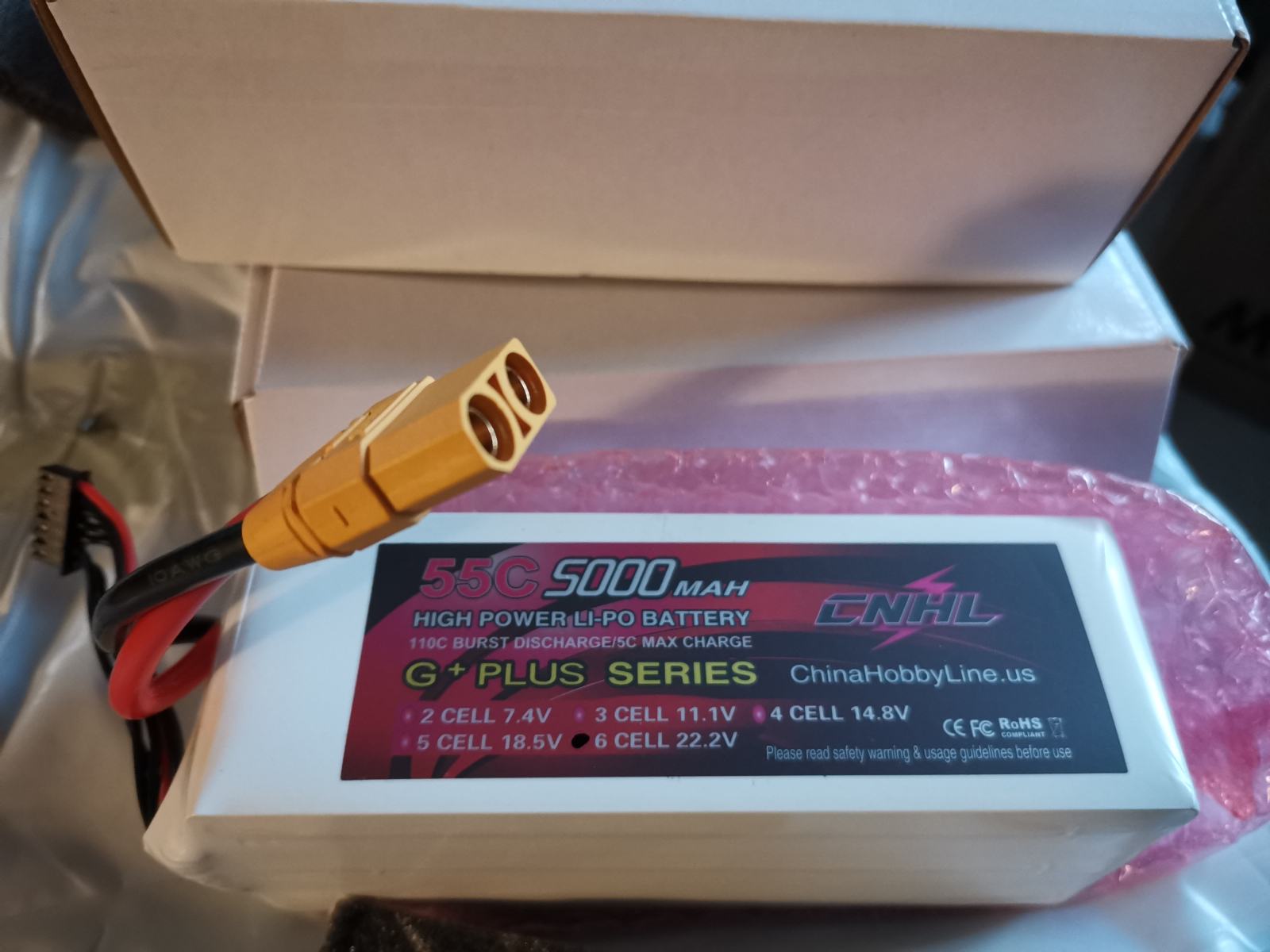 Lipo baterija CNHL 6S 5000mAh 55C,