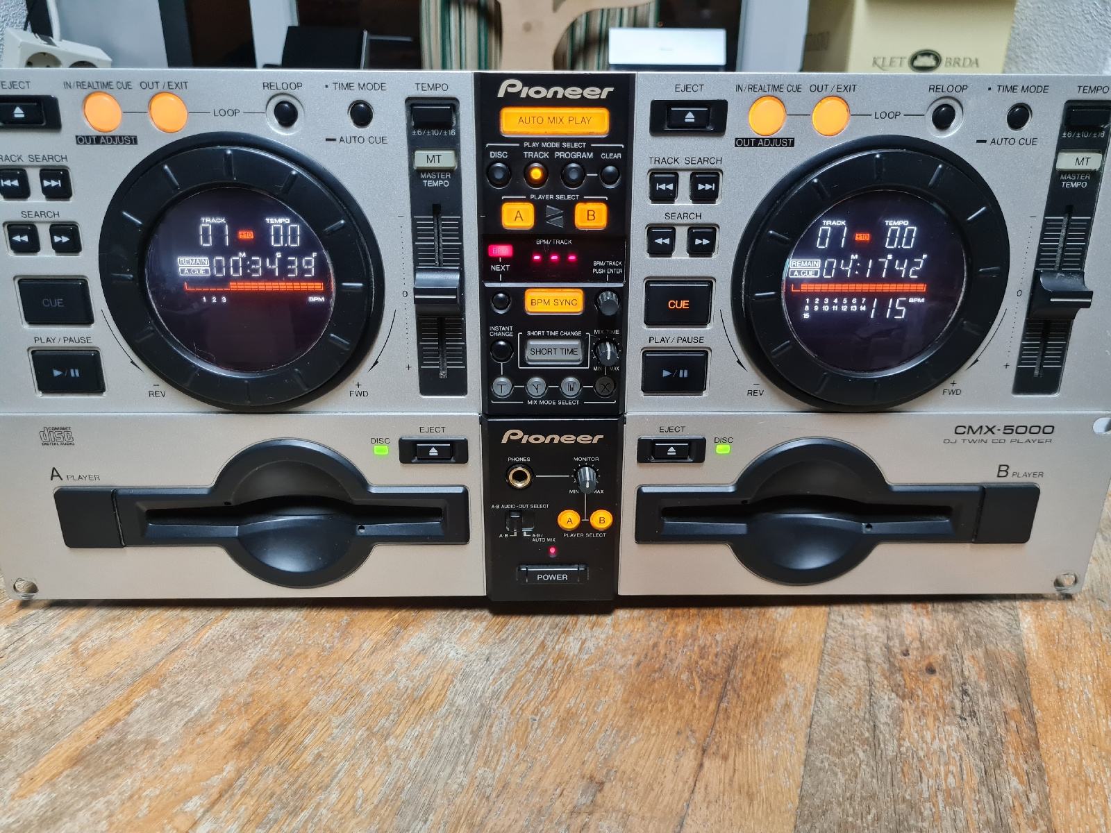 PIONEER CMX-5000, DJ, dvojni CD player
