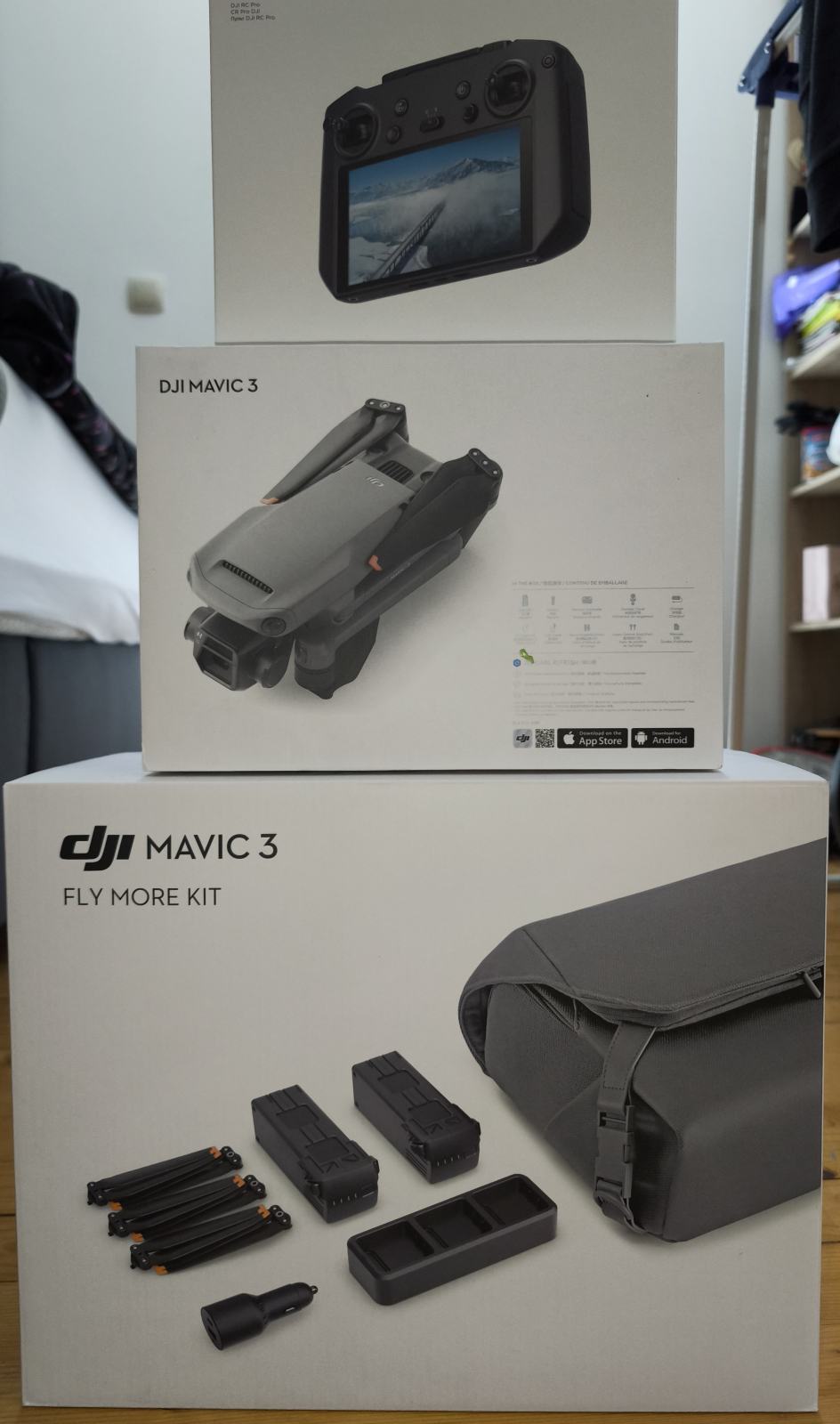 Dji Mavic fly more combo + Dji rc pro