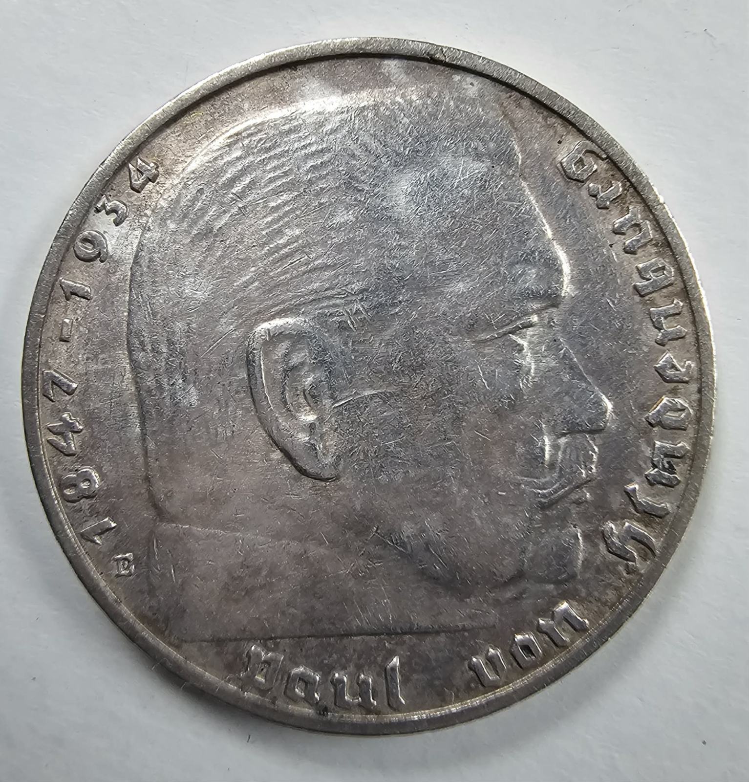 TRETJI RAJH - srebrnik 2 rajhmarki 1938E