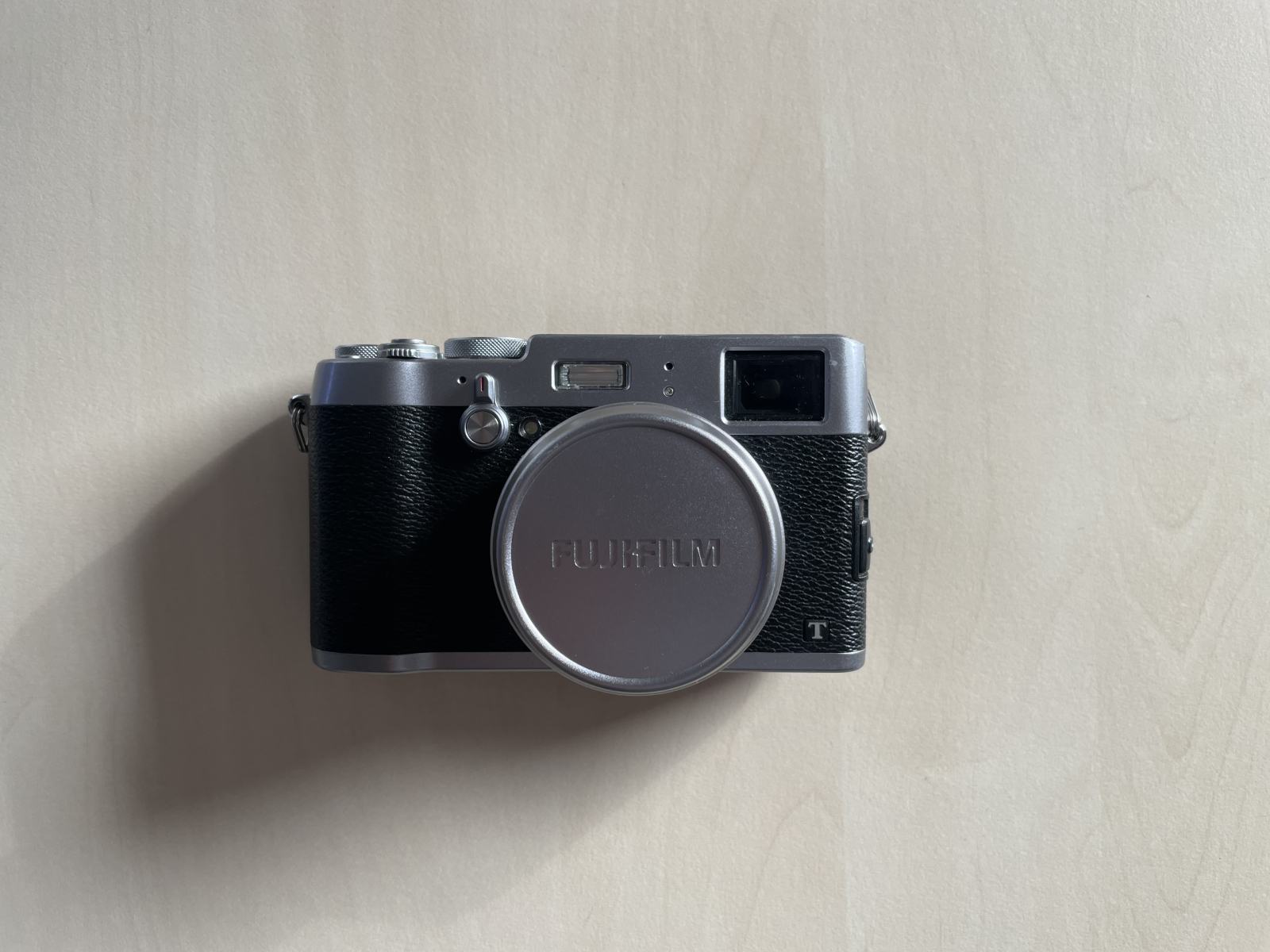 Kamerar Fujifilm X-100T X-100S X-100 Rosewood Hand Grip Silver L-Bracket