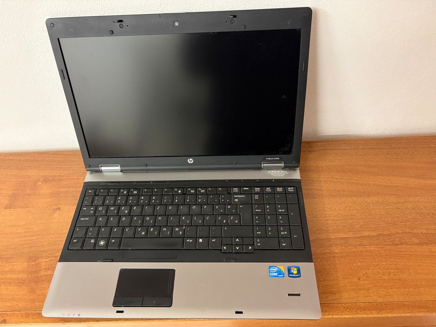 HP ProBook 6540b – Core I5, 6 Go RAM, SSD 120 Go, Windows 10 – État Correct (Grade C)