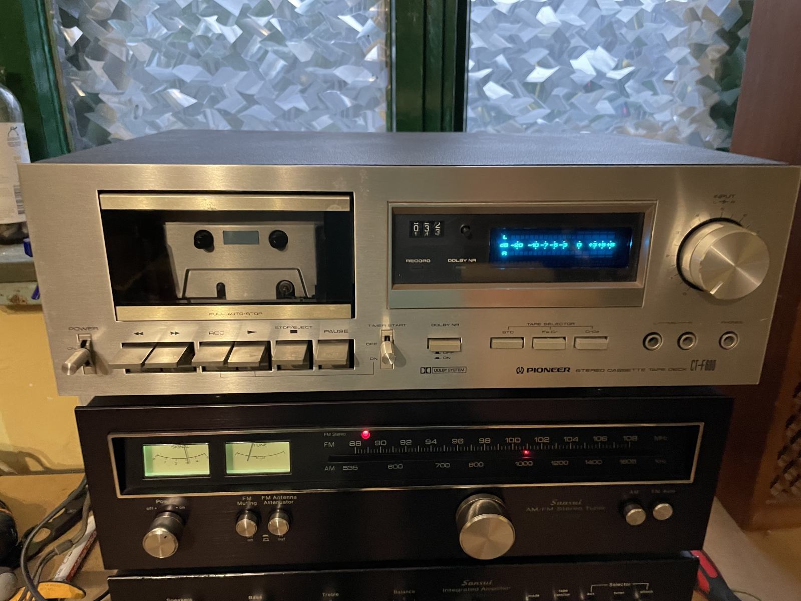 Pioneer CT-F600 – Platine Cassette Vintage Révisée (Moteur Neuf, Courroies Neuves)