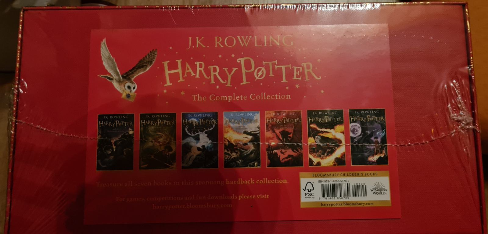 Harry Potter zbirka 7 knjig v angleškem jeziku, J. K. Rowling