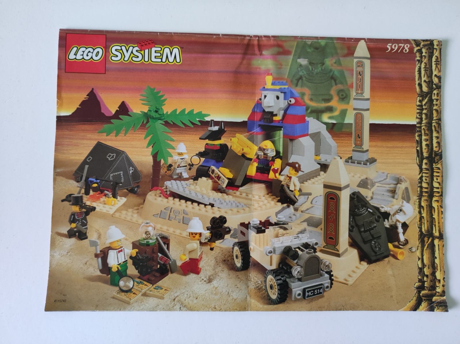 Lego 5978 sphinx secret surprise adventurers desert