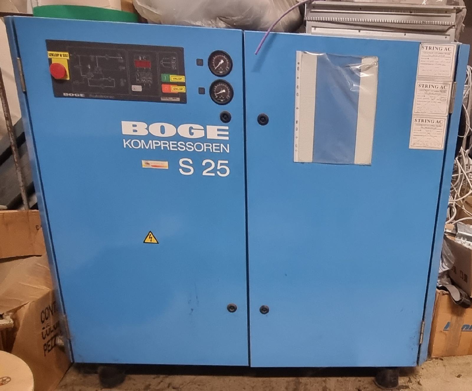 Vijačni kompresor BOGE S25 in sušilec