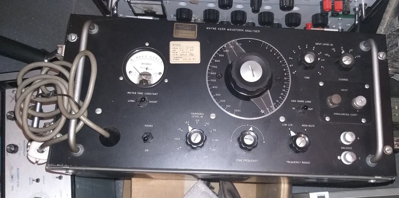 merilni instrument , Wayne Kerr - waveform analyser