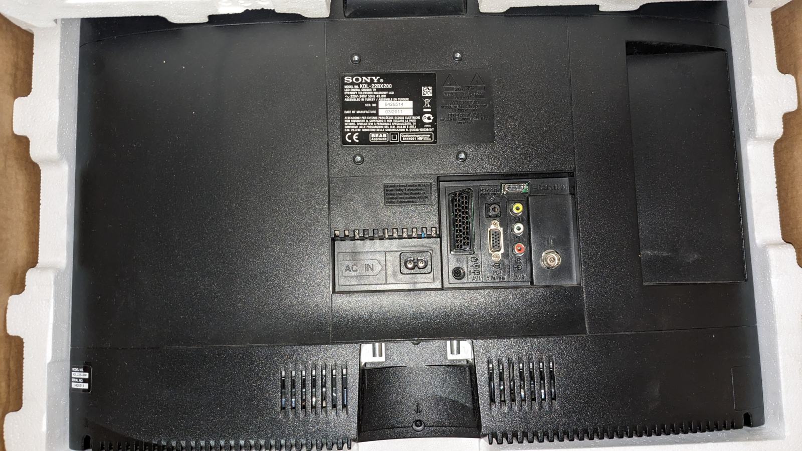Télécommande Neuf Pour Téléviseur Sony KDL-22BX200 / KDL22BX200B - Marque Infrashop
