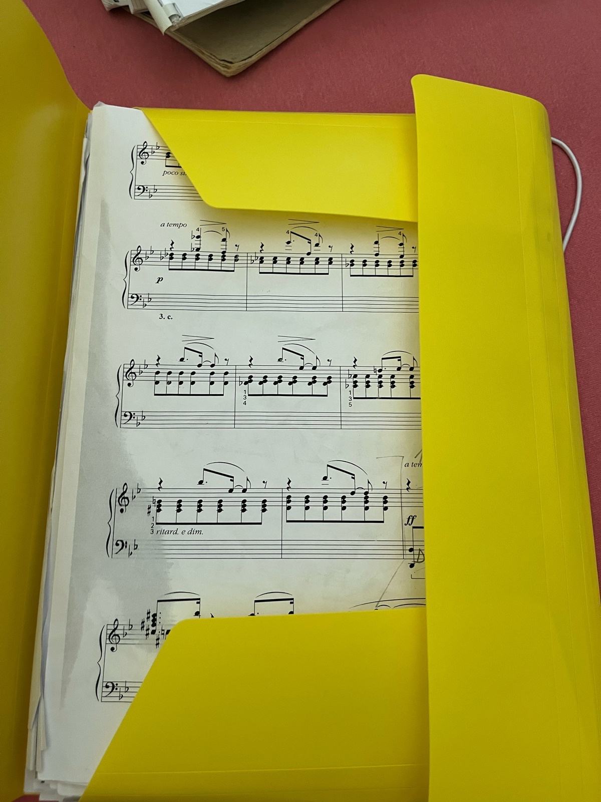 klavir note