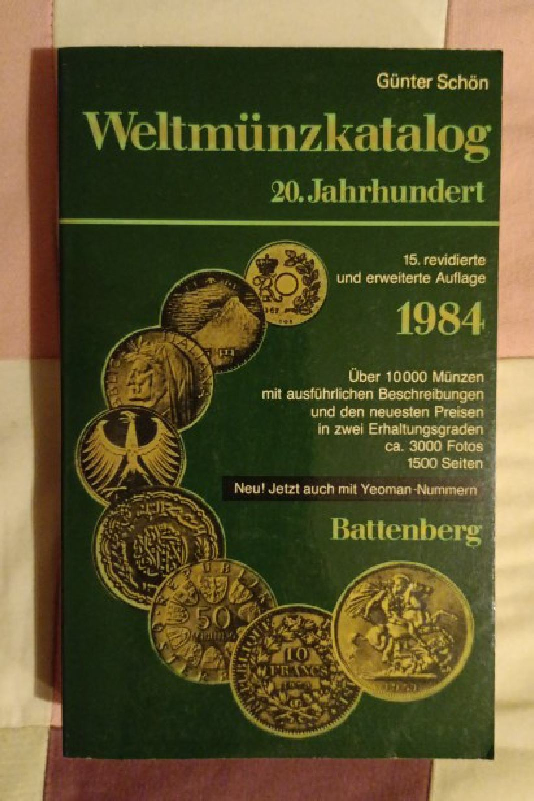 LaZooRo katalog kovancev Gunter Schon 15. Auflage 1984