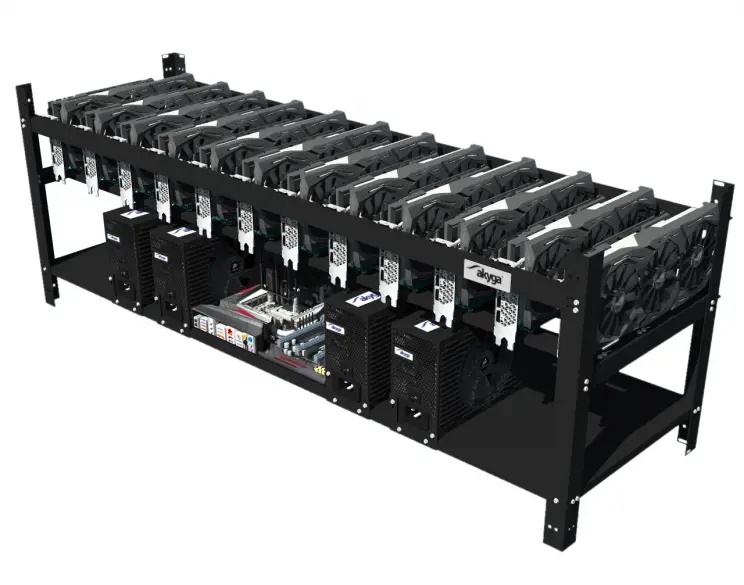 Mac Mini Stack Rig Farm MINI FARMA, MINING RIG 420MHS! 13x GTX1660 Super!