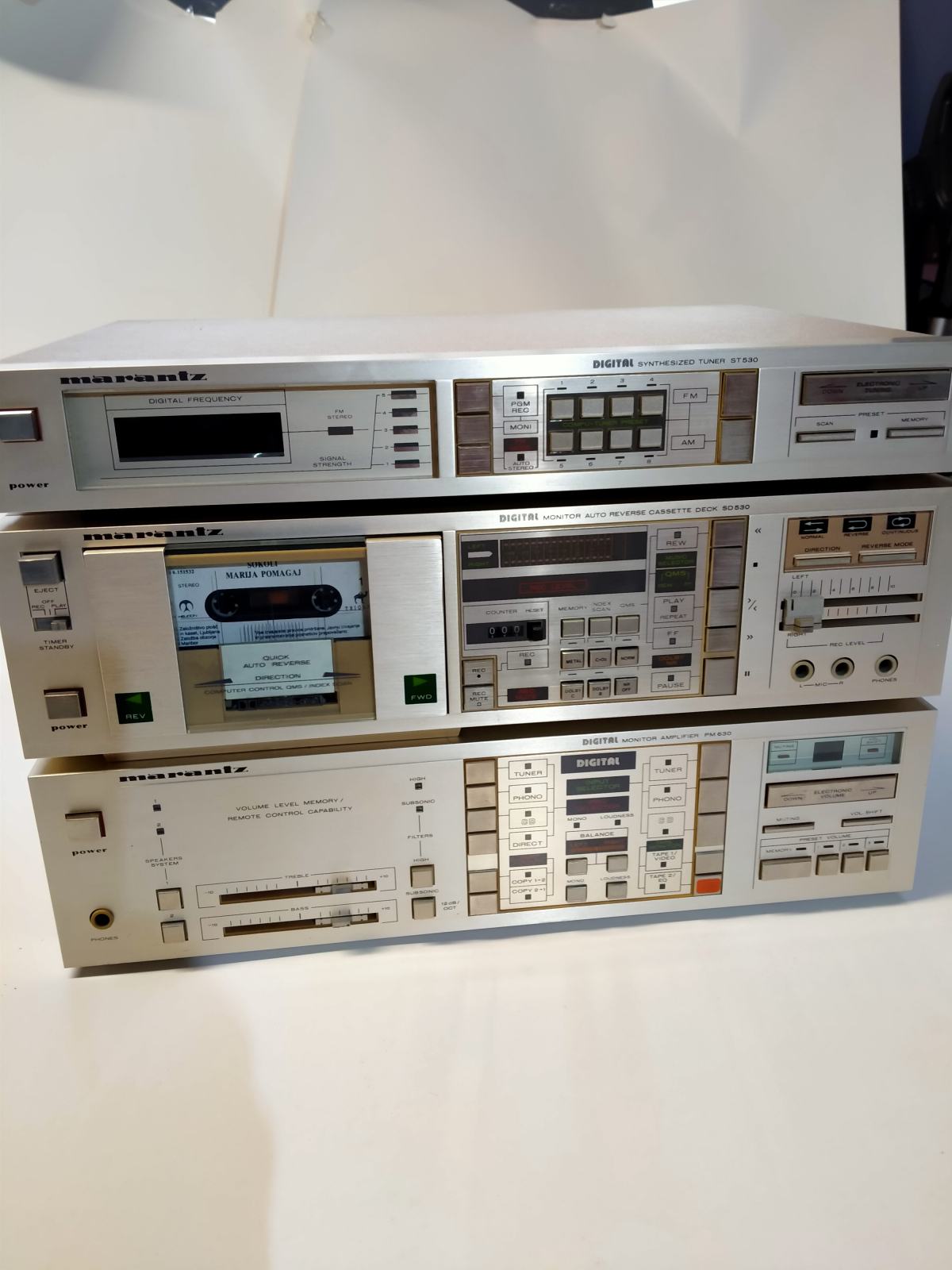 Tuner Marantz ST-530L Révisé - FM Numérique Couleur Doré - Matériel HiFi Vintage