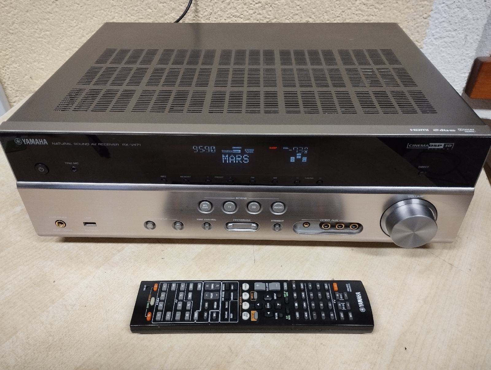 YAMAHA RX-V471, 5.1 receiver, 3D, HDMI, USB