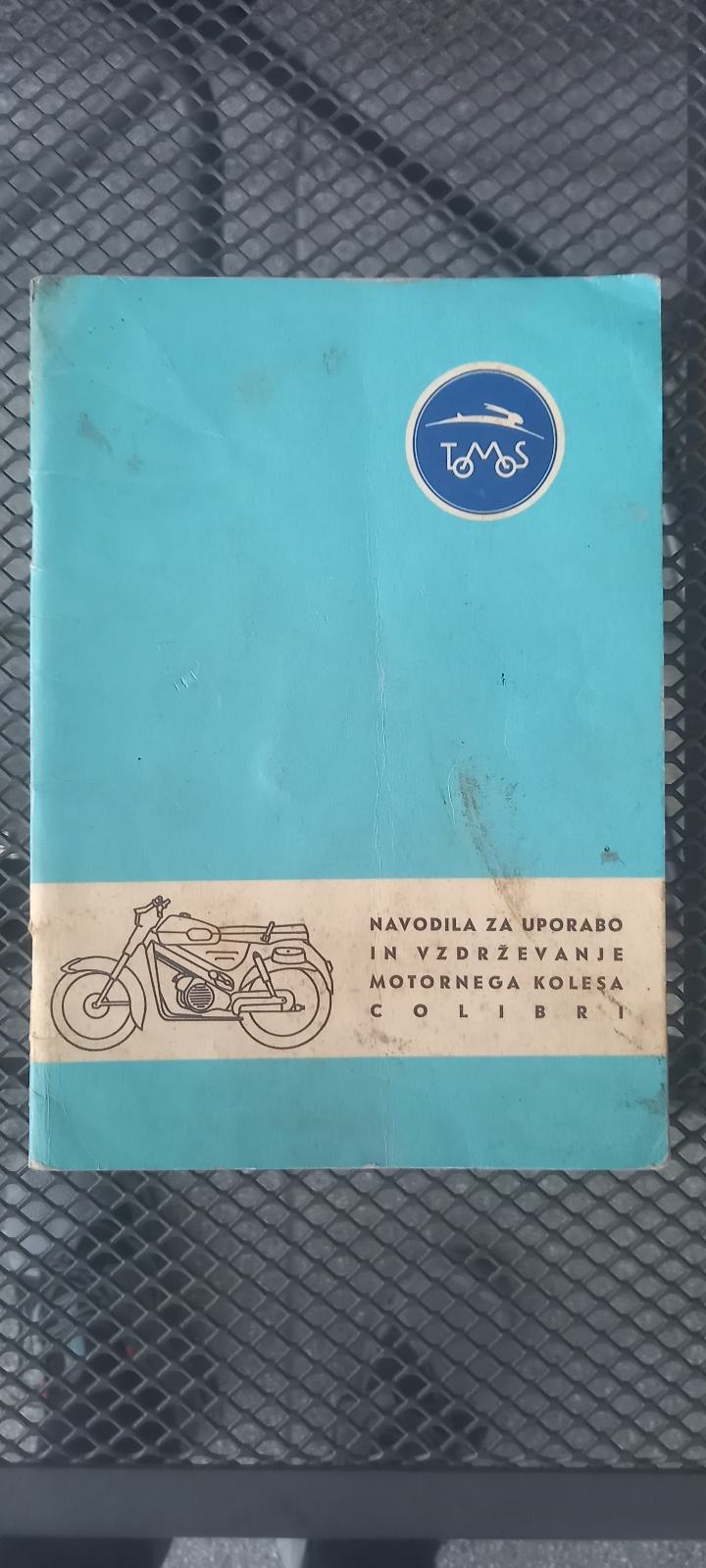 Tomos Colibri T03, 11, 12, 13, priročnik, katalog, navodila