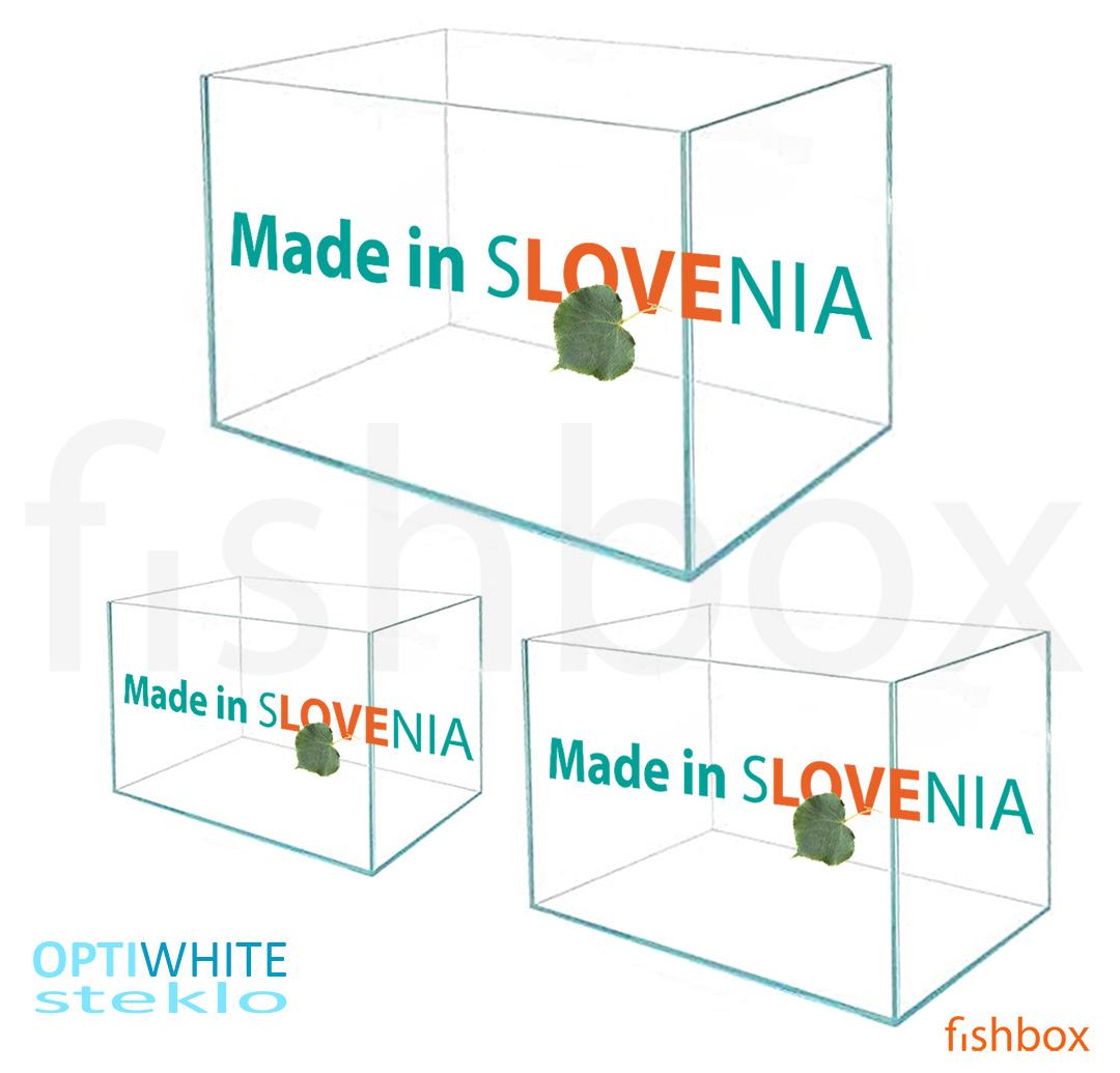 OPTIWHITE akvarij, kvader - NOV POGLED V PODVODNI SVET