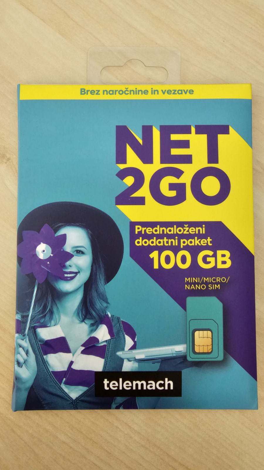 Netback Sim Card NET2GO SIM kartice