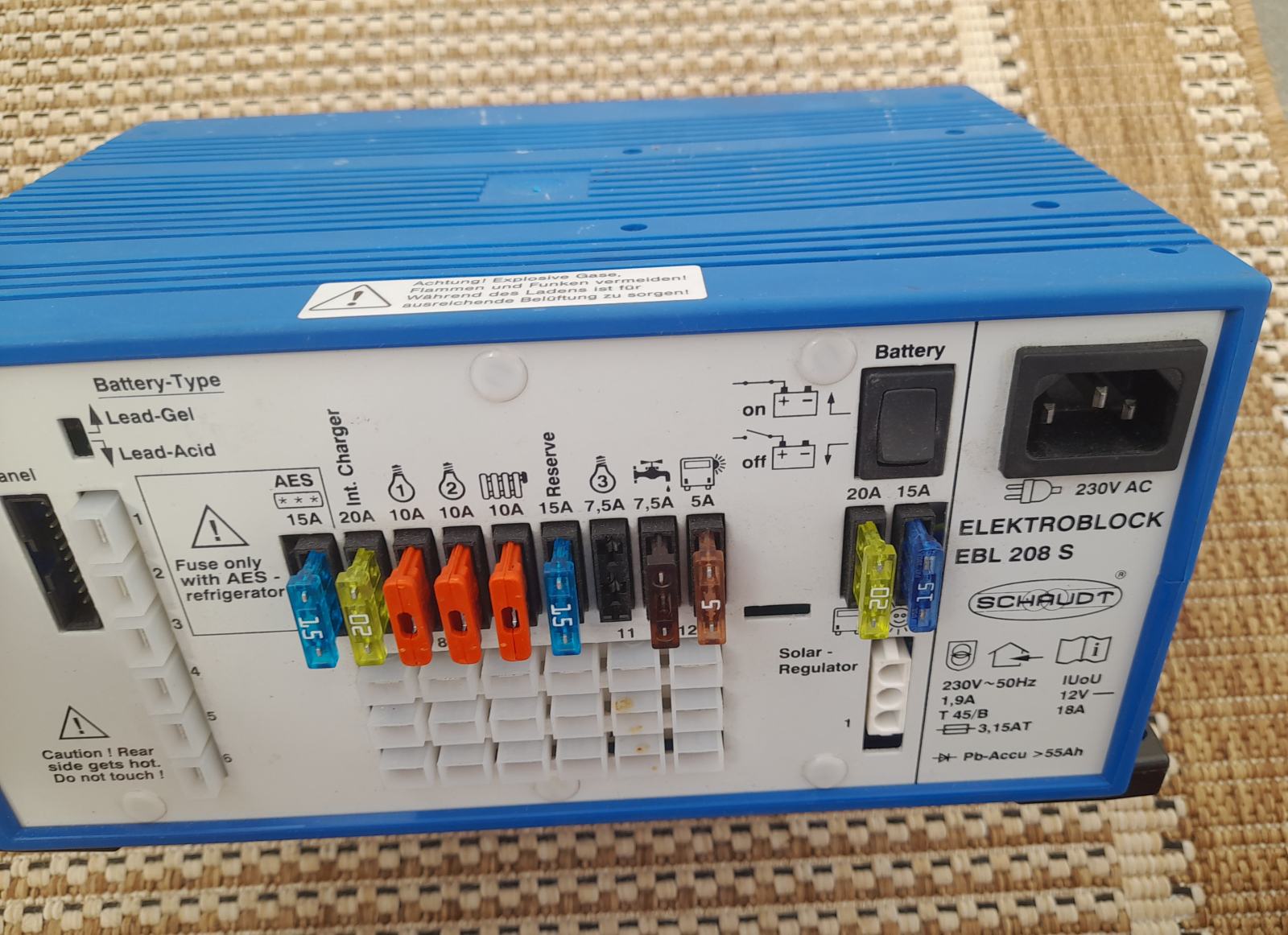 Elektroblok EBL 208 S