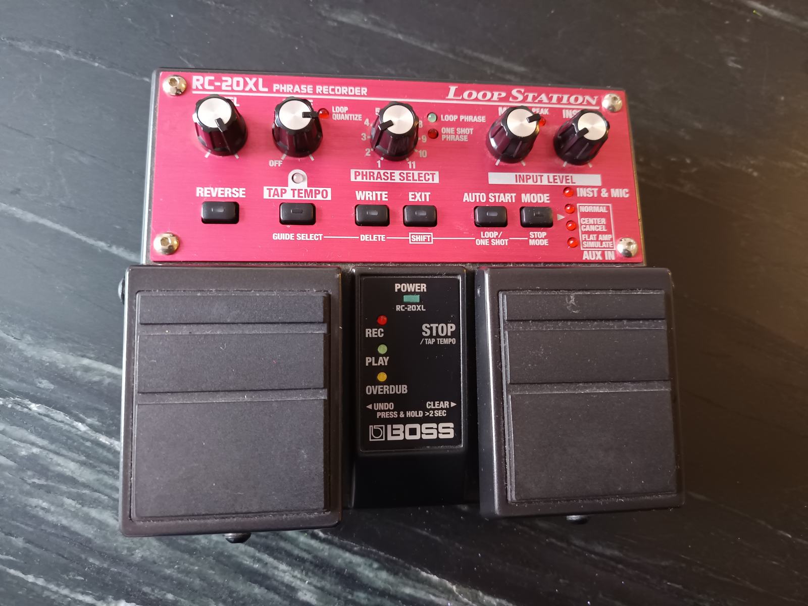 Base Station Loop Recorder Boss LOOP station - RC.20XL - phrase recorder