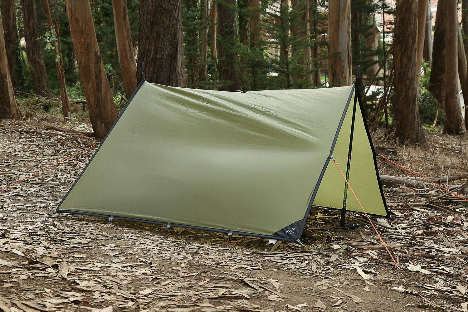 Ponjava Tarp Ponjava Rab SilTarp 1 – olive (kot nova) - za ultralight bikepacking