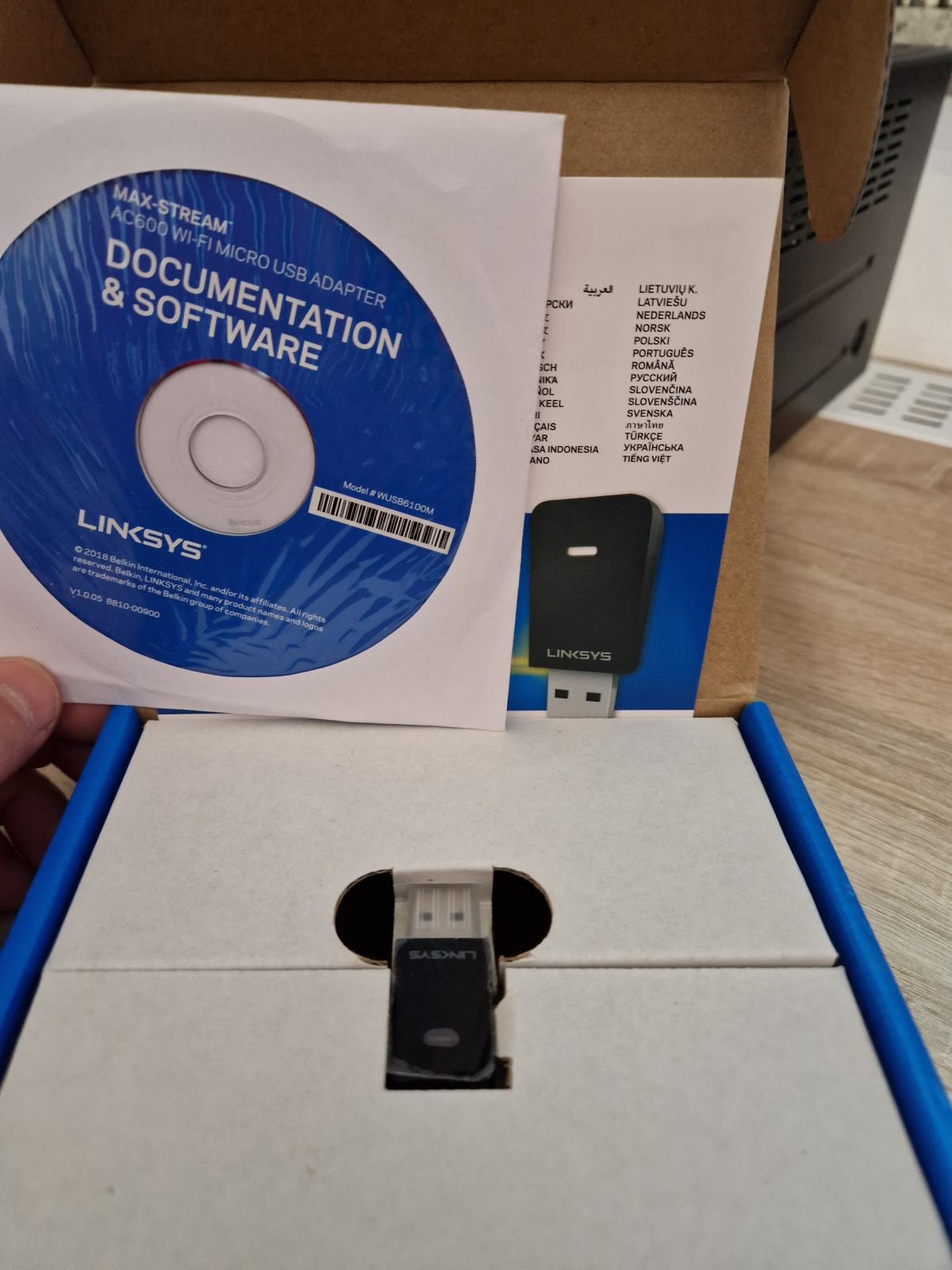Linkly Client Usb Linksys AC600 MU-MIMO USB wifi vmesnik