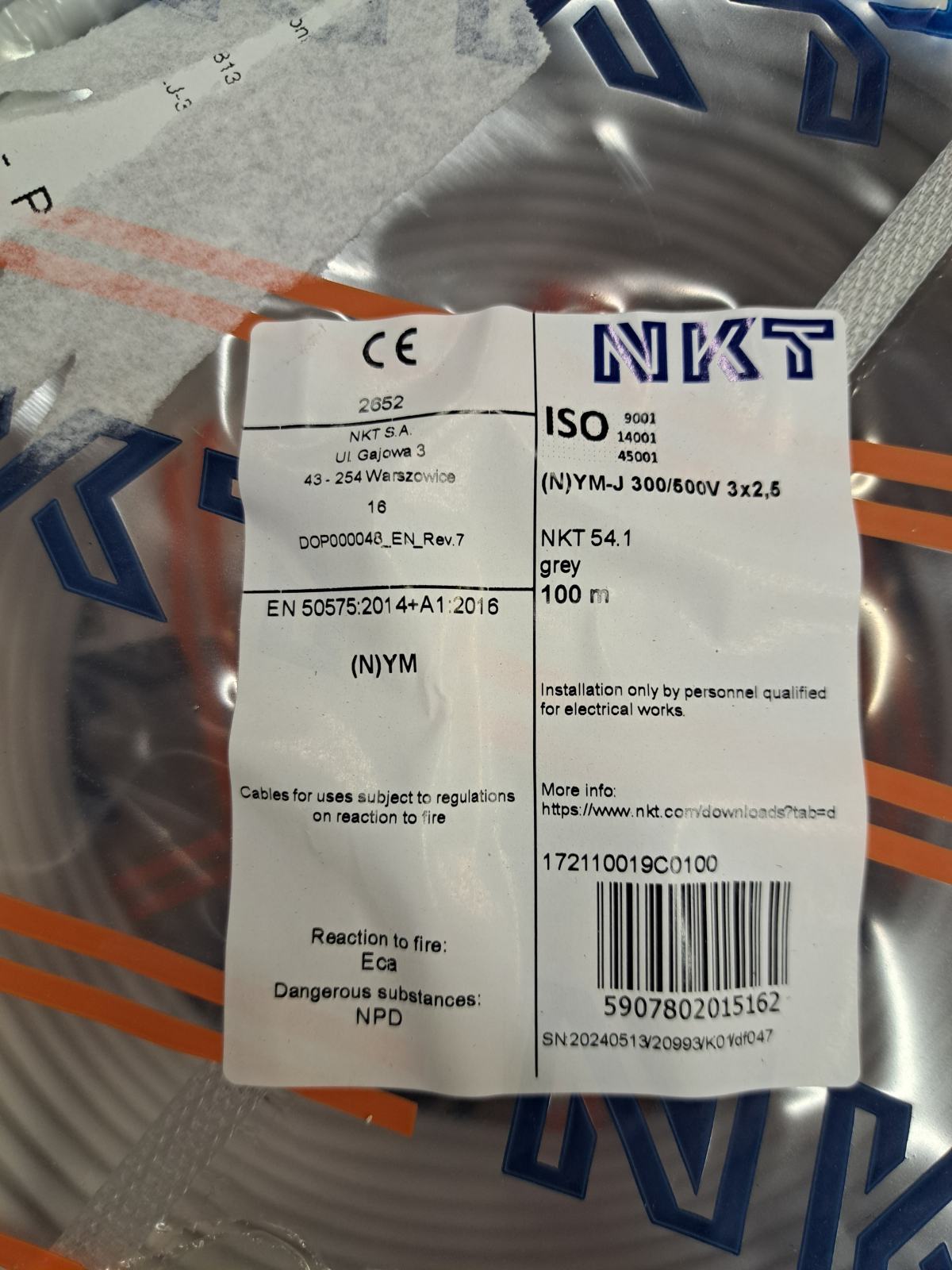 500 meter nym j 3x1 5