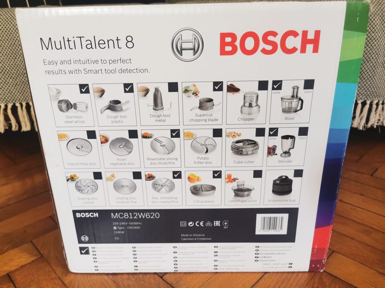 Disco Grattugia Fine Bosch, Ricambio Per Robot MultiTalent 8, Profimixx, MCM51, MCM55, MCM5, MC812, Codice 17579