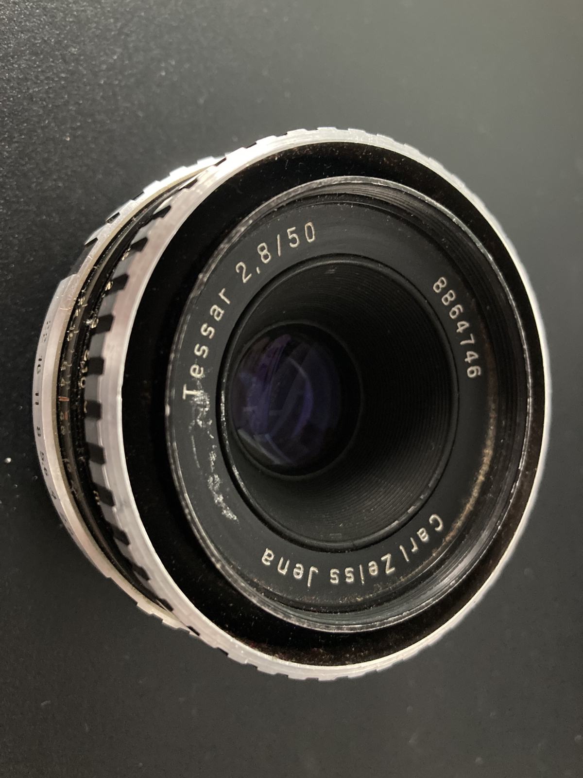 CARL ZEISS AUS Jena T 2.8 50mm Objektiv EUR 29,90 - DE