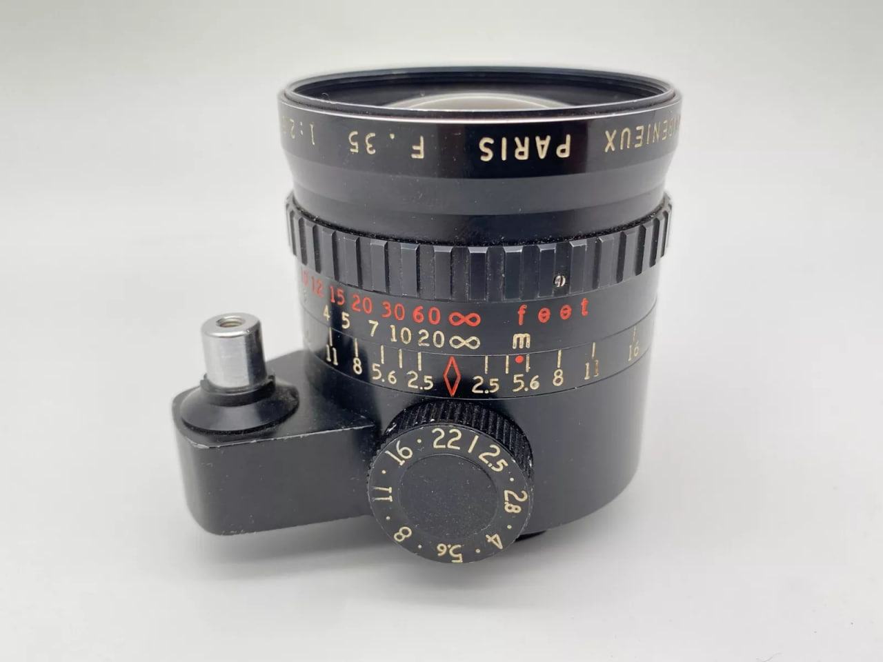 Objectif Grand-angle Kinoptik Paris 12,5mm F/1,2 Fixe Aluminium France