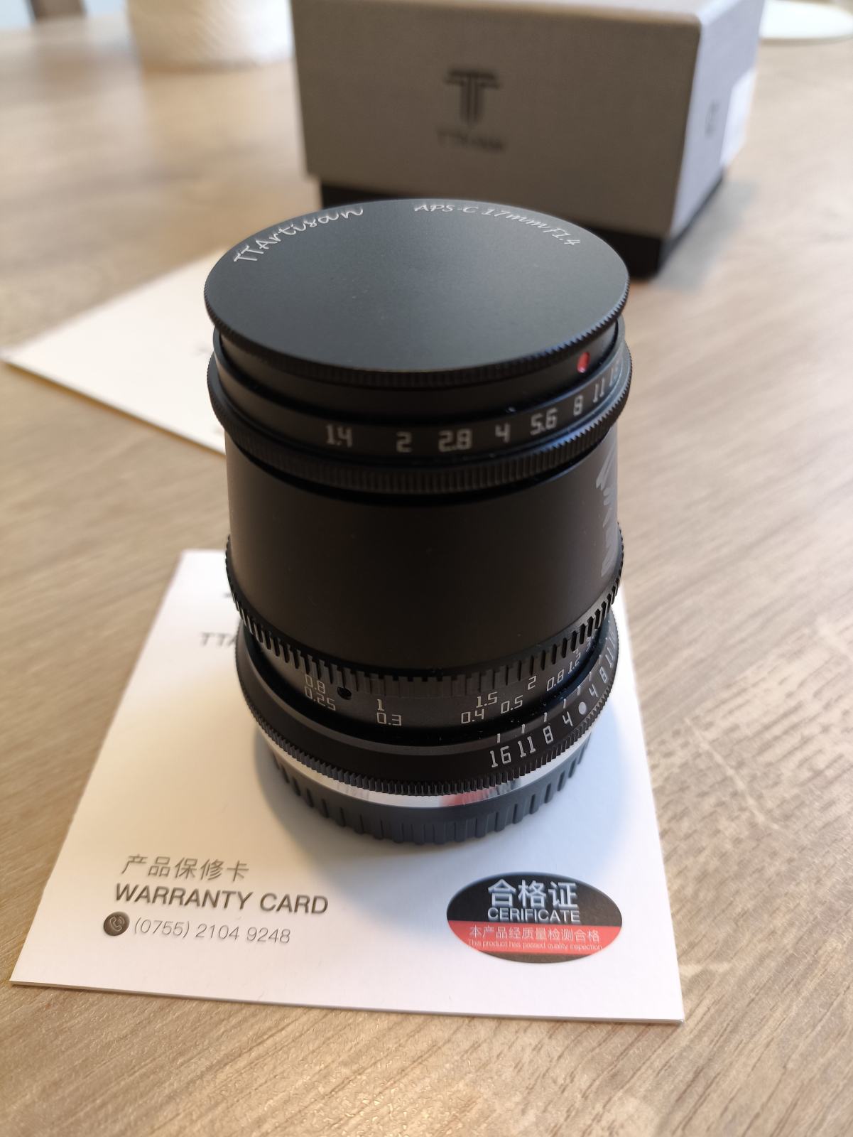 TTArtisan 35 mm F1.4 lens APS-C MF cameralens voor Sony E-mount camera's A5000