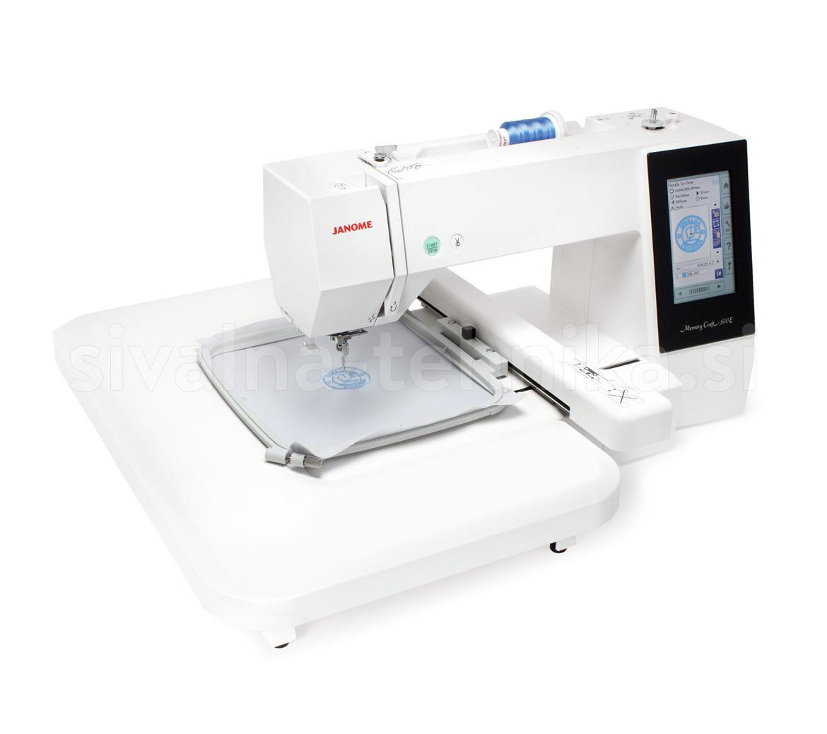 Janome Memory Craft 500E + vsi okvirji + program