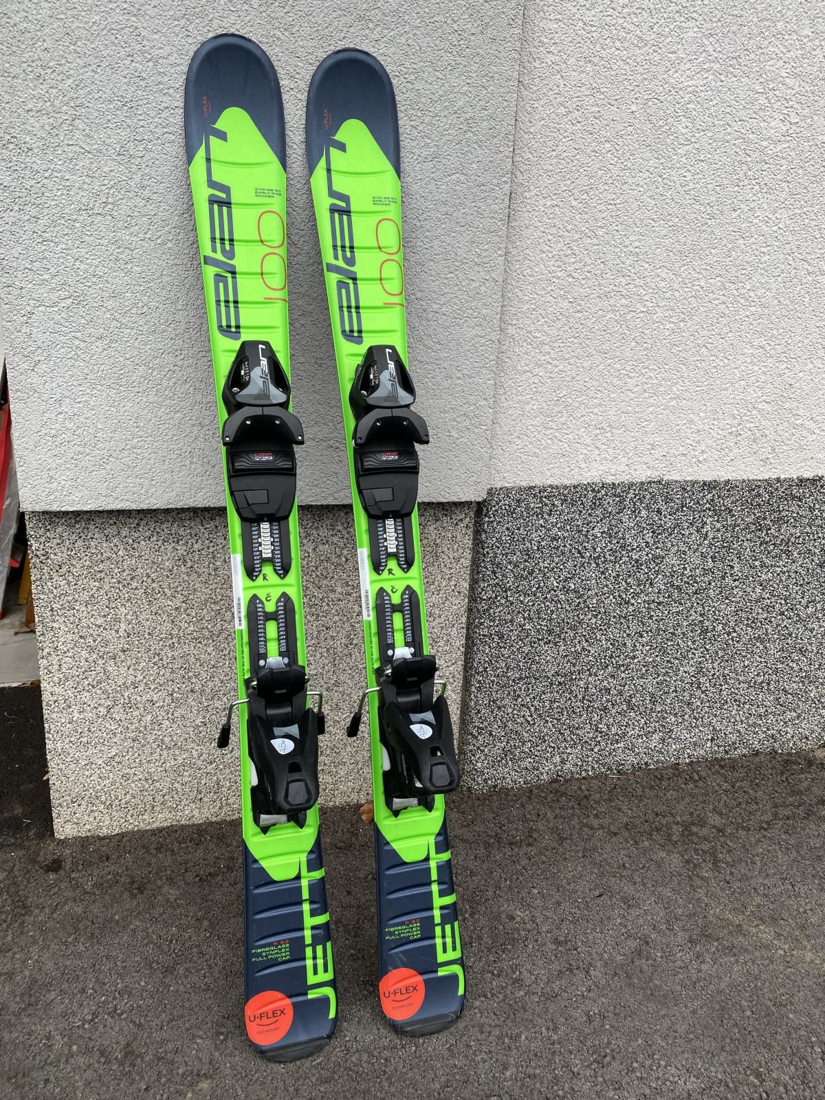 ski occasion ELAN JETT taille: 140 cm = 1 métre 40