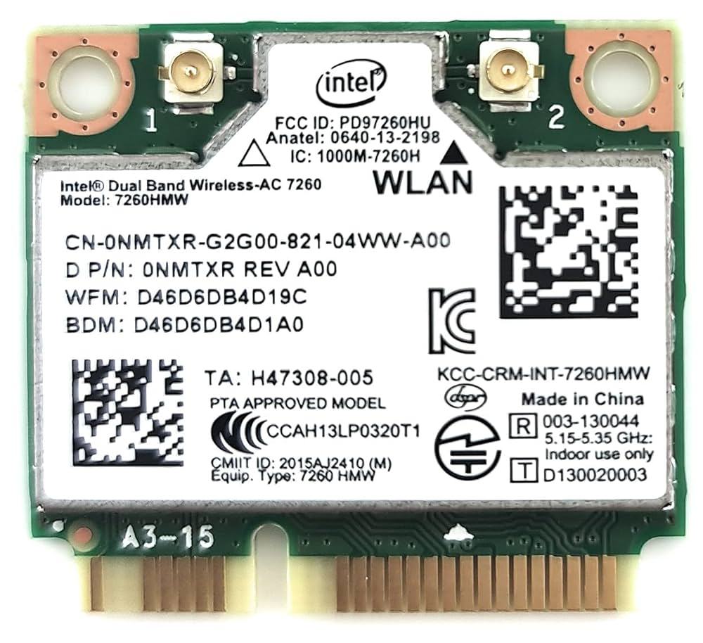 Intel® Dual Band Wireless-AC 7260
