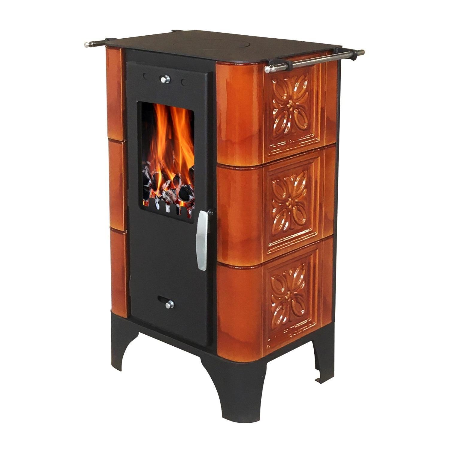 Domofire Kaminska peč Bellino 6 kW rjava