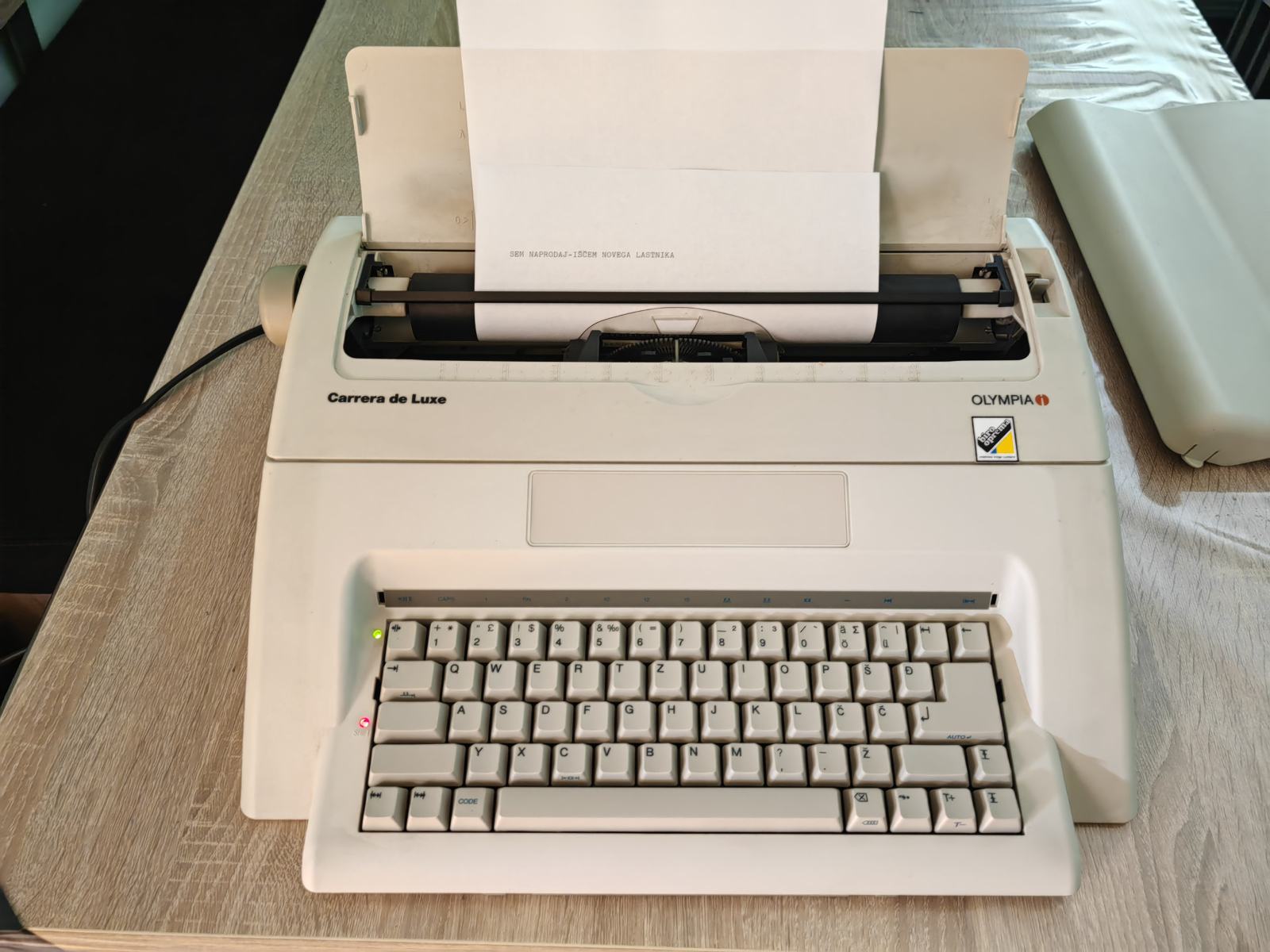 vhbw Inktlint, tape, compatibel met Olympia Progress, Report DE Luxe bonprinter, naaldprinter, zwart/rood