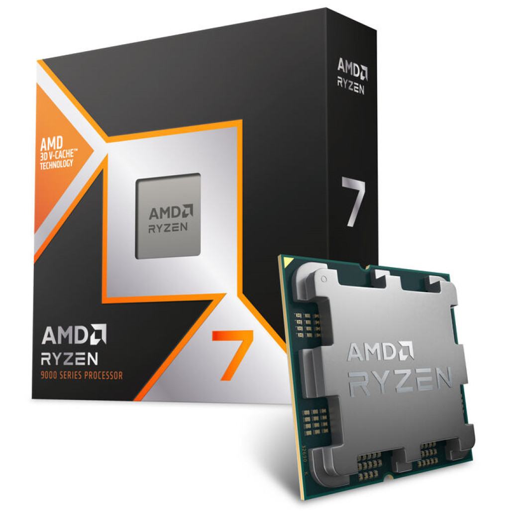 AMD Ryzen 7 9800X3D | 8 Jedr 16Niti | 4,7/5,2GHz | 120W | Grafika Rade