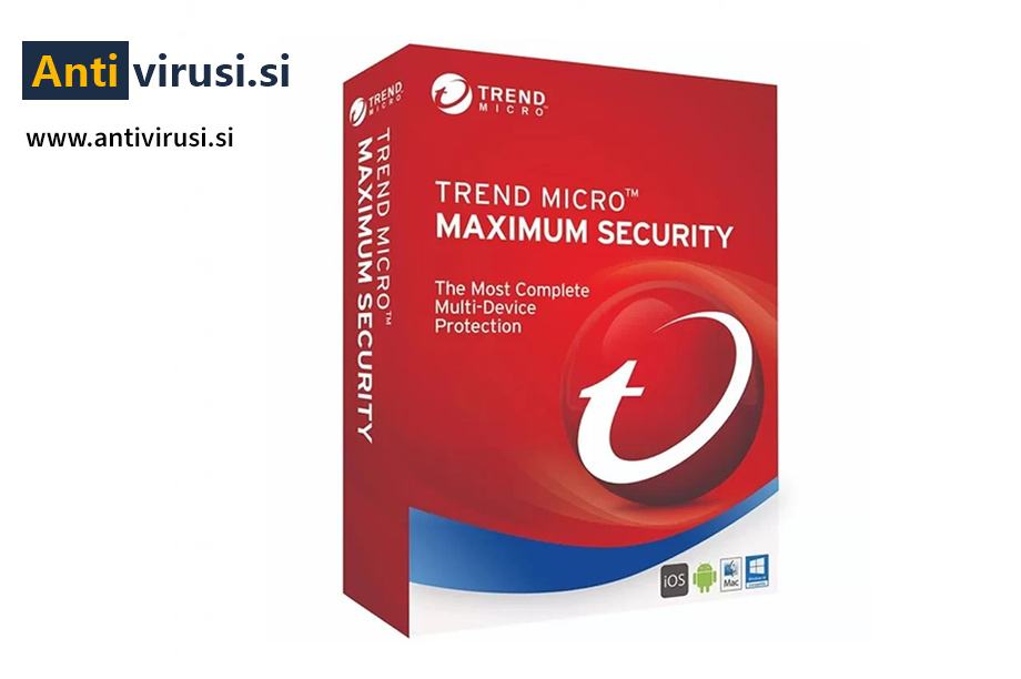 Trend Micro Maximum Security 2023 (3 naprave, 1 leto)